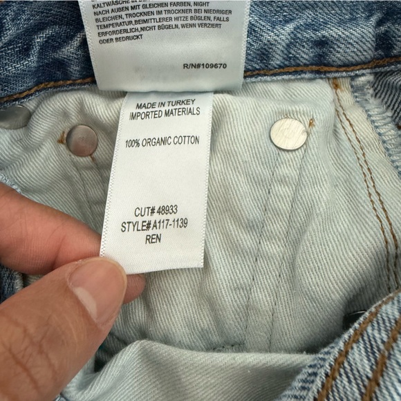 Agolde Ren High Rise Crop Wide-Leg jeans - Picture 8 of 10